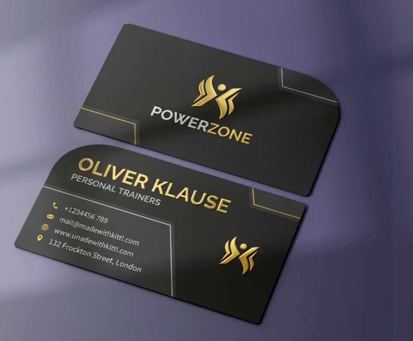 Raised Foil Premium Business Cards