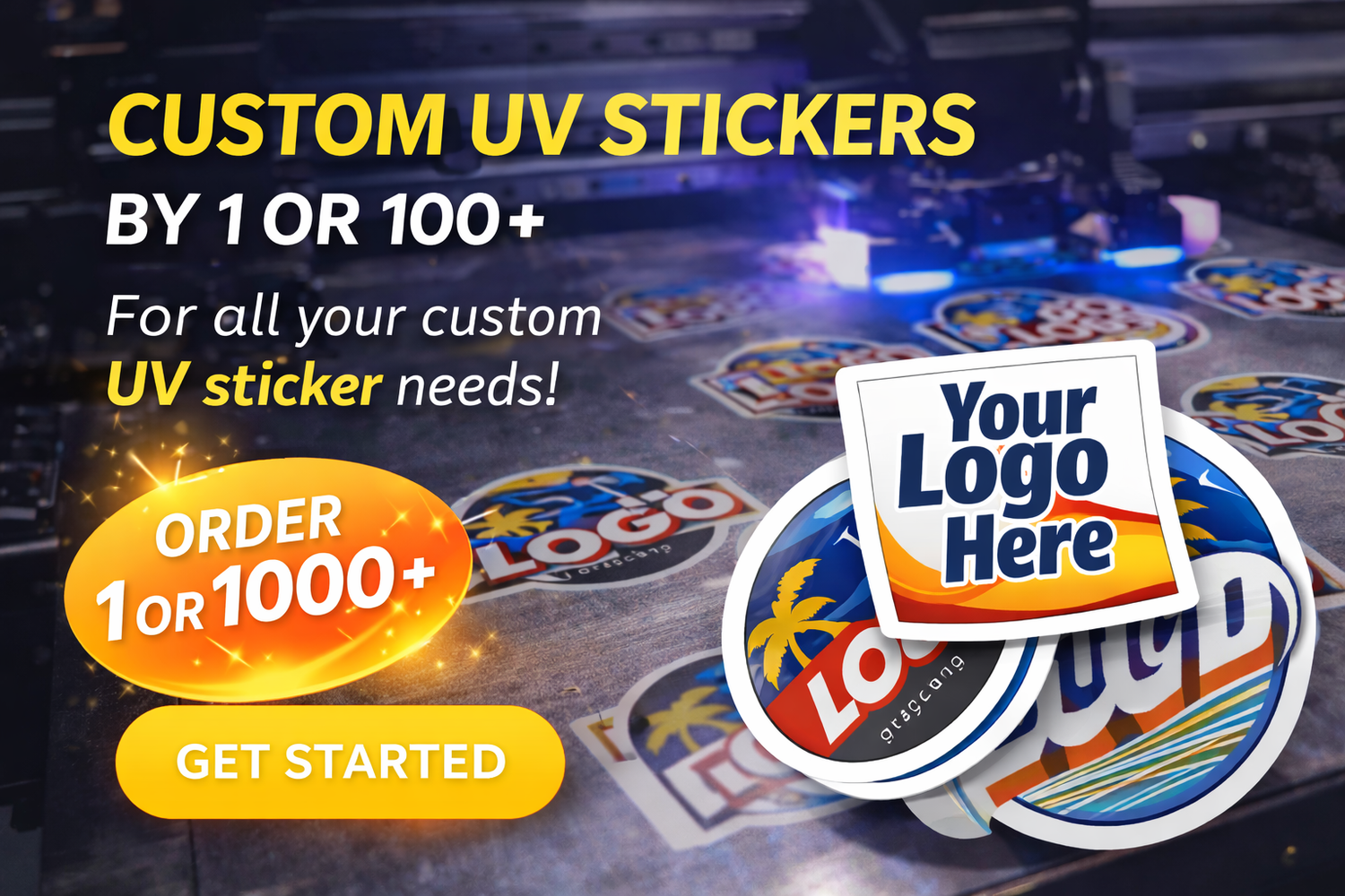 CUSTOM UV STICKERS