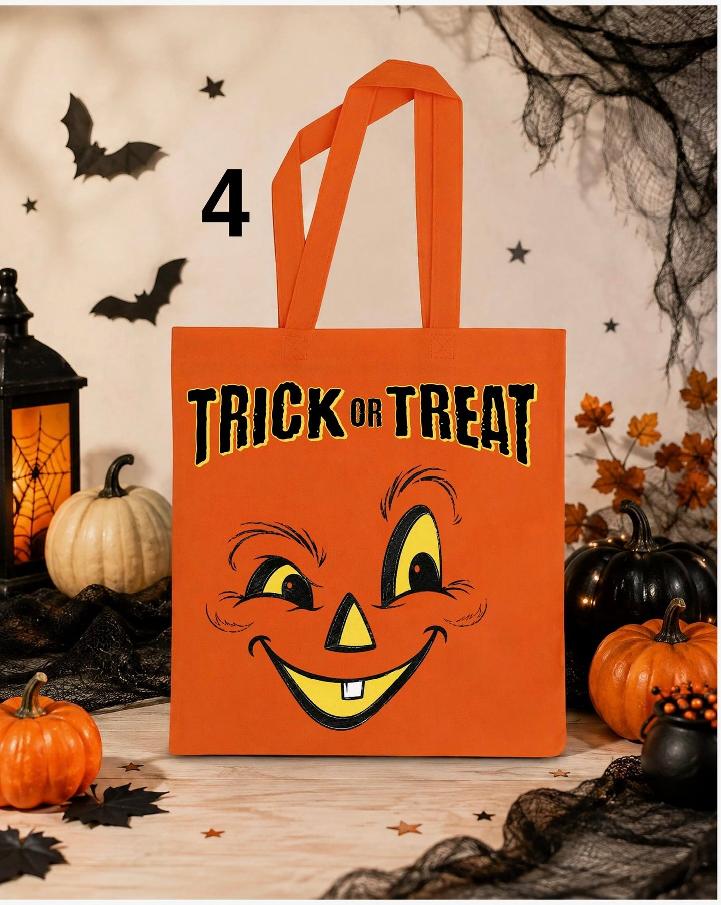 Halloween Trick-or-Treat Tote Bag