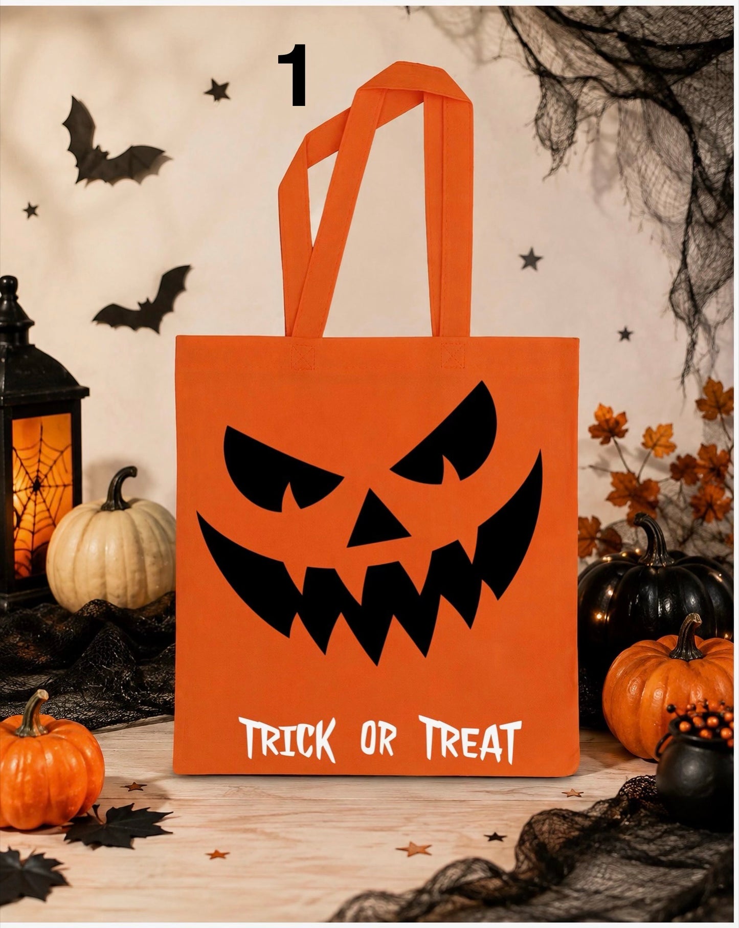Halloween Trick-or-Treat Tote Bag