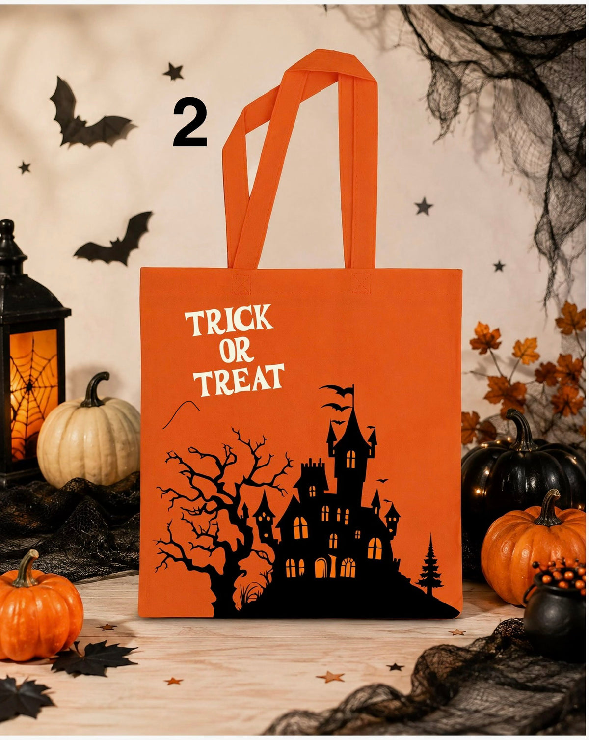 Halloween Trick-or-Treat Tote Bag