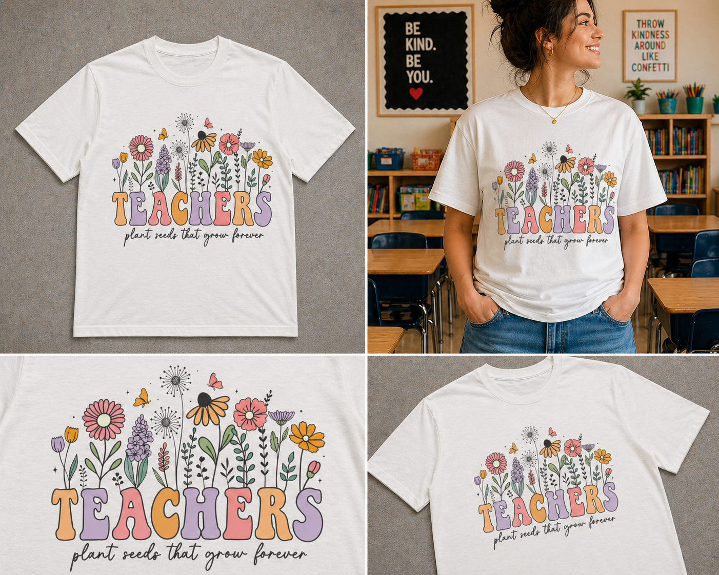 Teachers Plant Seeds That Grow Forever Tee