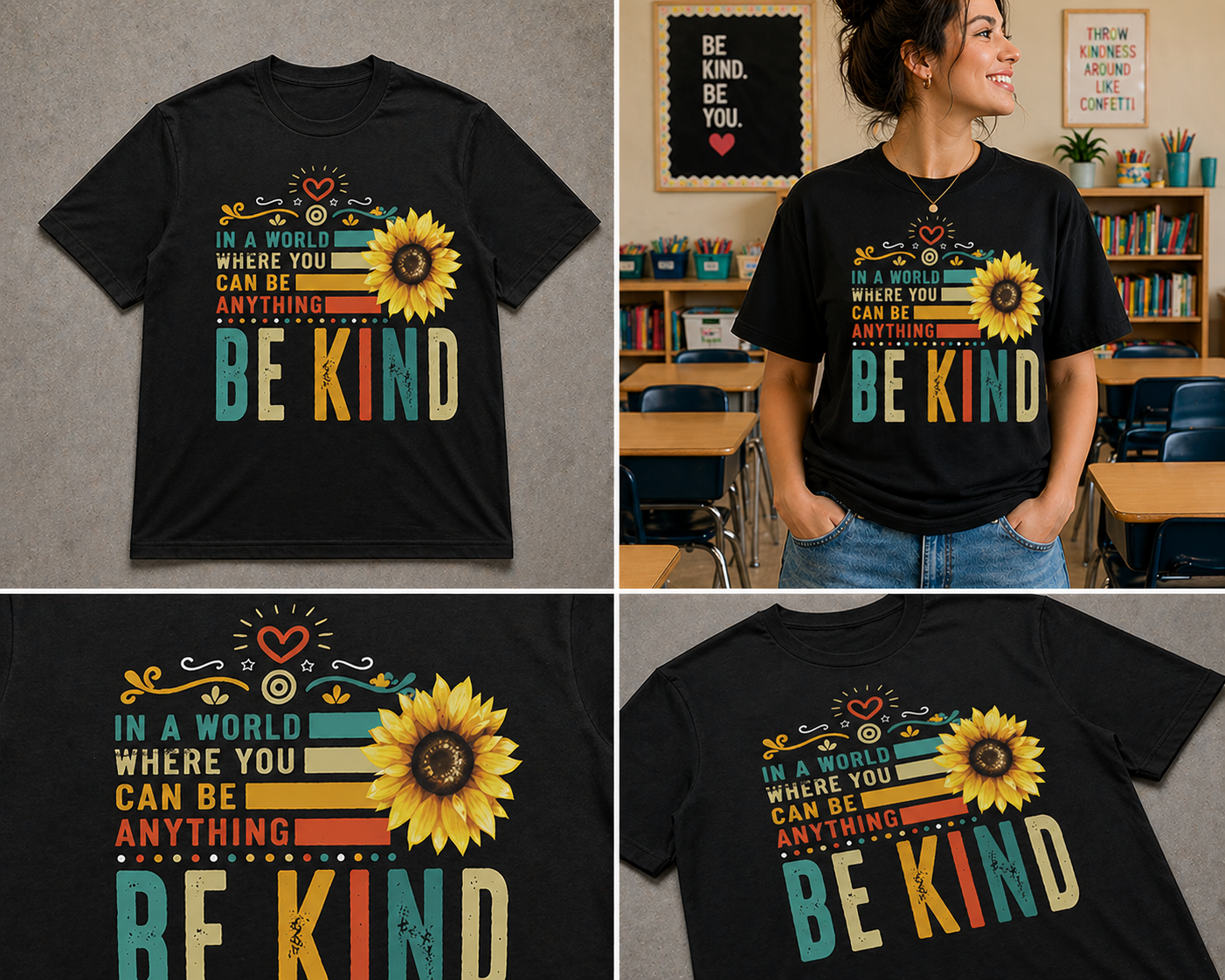 Be Kind Teacher Tee