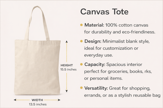 Epic Journey “No Training, No Access” Canvas Tote