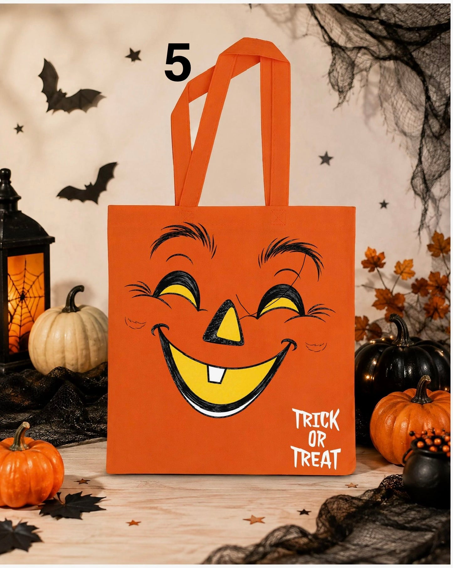 Halloween Trick-or-Treat Tote Bag