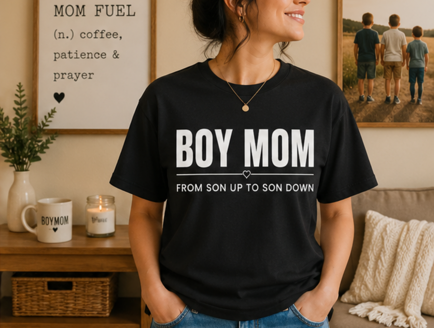 Boy Mom Life: From Son Up to Son Down Tee