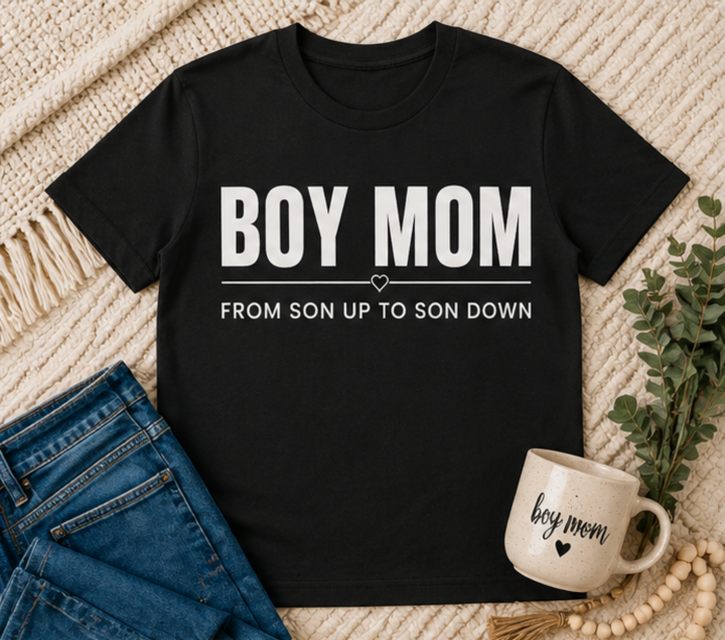 Boy Mom Life: From Son Up to Son Down Tee