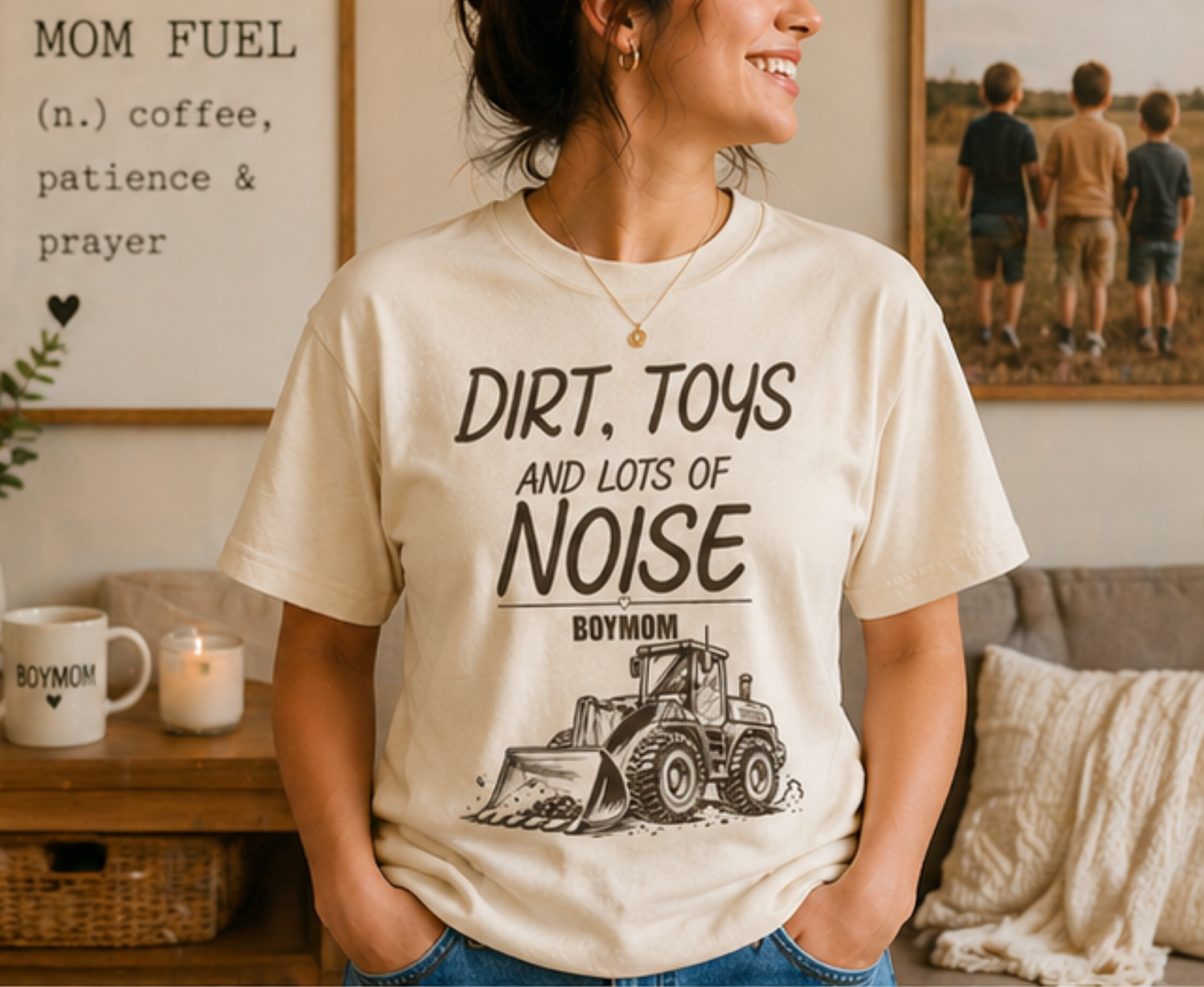 Boy Mom Life: Dirt, Toys and Lots of Noise Tee