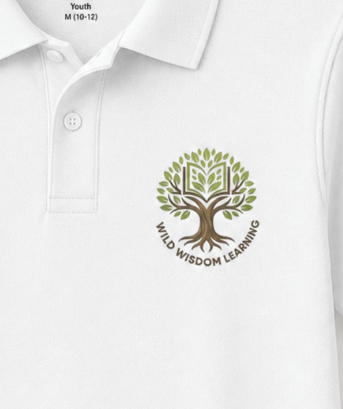 Custom Wild Wisdom Learning Youth Polo