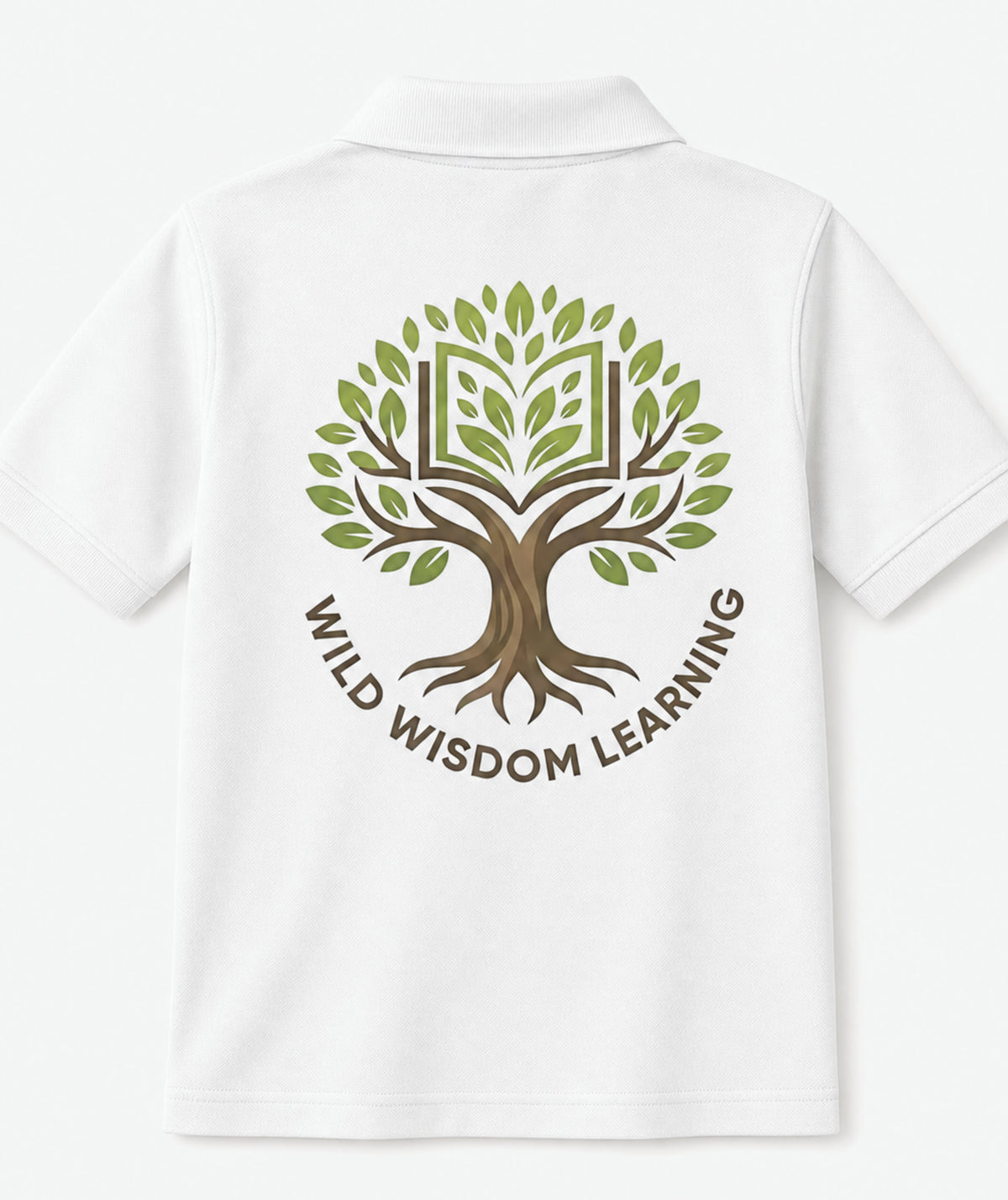 Custom Wild Wisdom Learning Youth Polo
