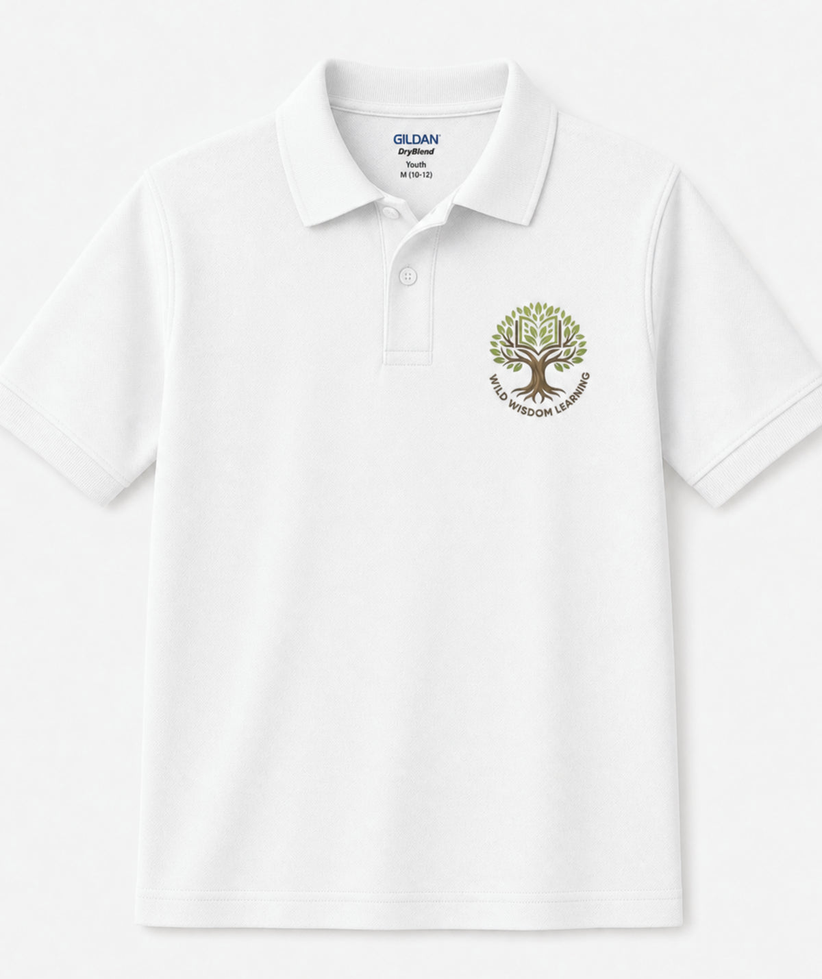Custom Wild Wisdom Learning Youth Polo