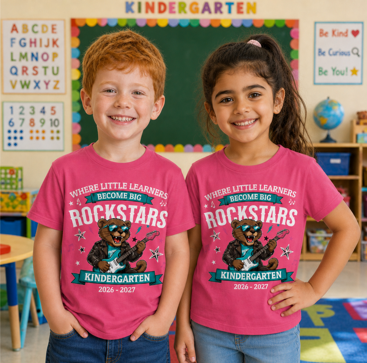Mrs. Schuler's  Pink Kindergarten Class Shirts