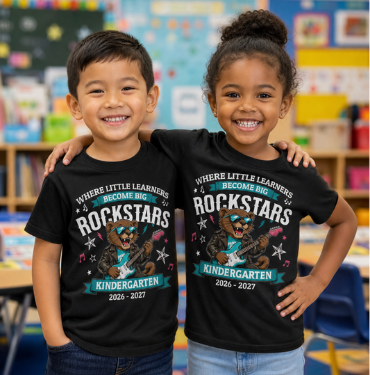 Ms. McCullough's  Black Kindergarten Class Shirts